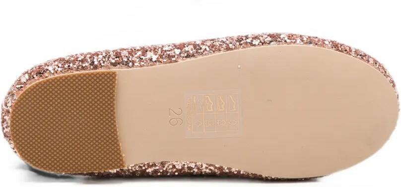 Colors Of California Ballerina's met glitter en strikdetail Roze - Foto 3