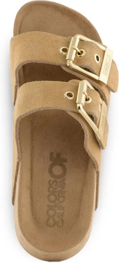Colors Of California Dune sandalen met gespsluiting Beige - Foto 2