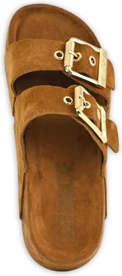 Colors Of California Dune sandalen met gespsluiting Bruin - Foto 2
