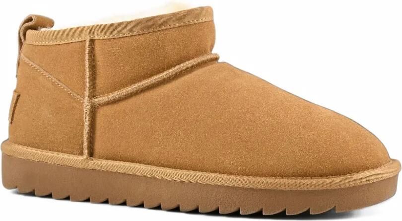 Colors Of California Miwo logo-patch boots Beige