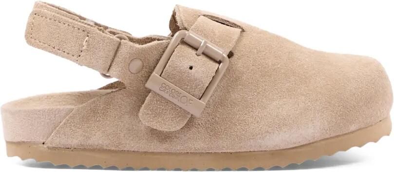 Colors Of California Sabot klompen met gespband Beige - Foto 5
