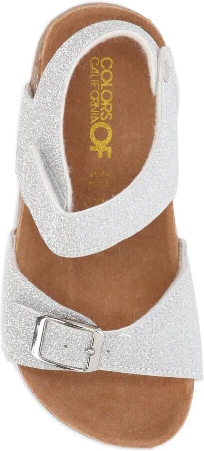 Colors Of California Sandalen met glitter gesp Zilver - Foto 4