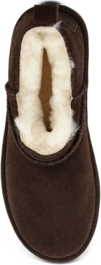 Colors Of California suede sheepskin-trim boots Bruin - Foto 3