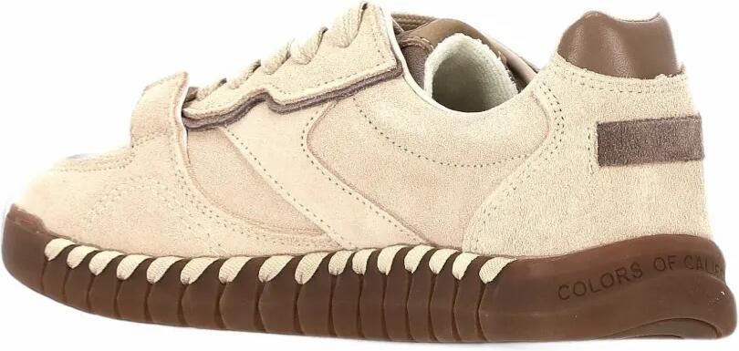 Colors Of California TAHOE suede panelled sneakers Beige - Foto 3