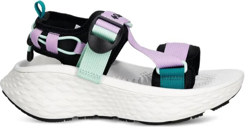 Columbia Konos Elevate sandalen met plateauzool en klittenband Zwart