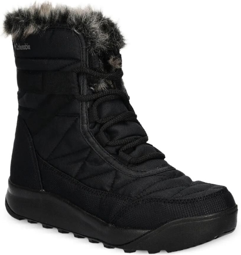 Columbia Minx Shorty IV gewatteerde laarzen met afwerking van imitatiebont Zwart