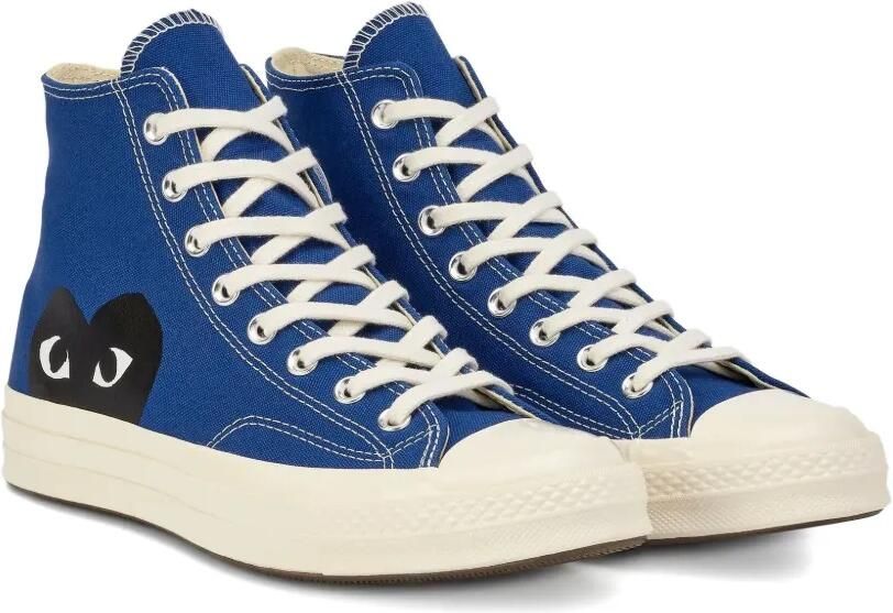 Comme Des Garçons Chuck 70 high-top sneakers met hartlogo Blauw
