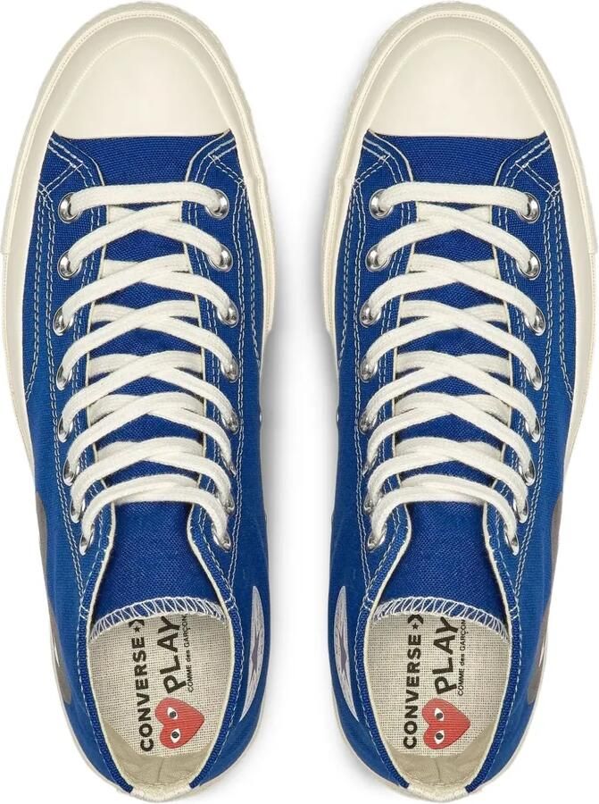 Comme Des Garçons Chuck 70 high-top sneakers met hartlogo Blauw - Foto 2