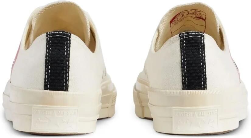 Comme Des Garçons Chuck 70 low-top sneakers met hartlogo Beige - Foto 2