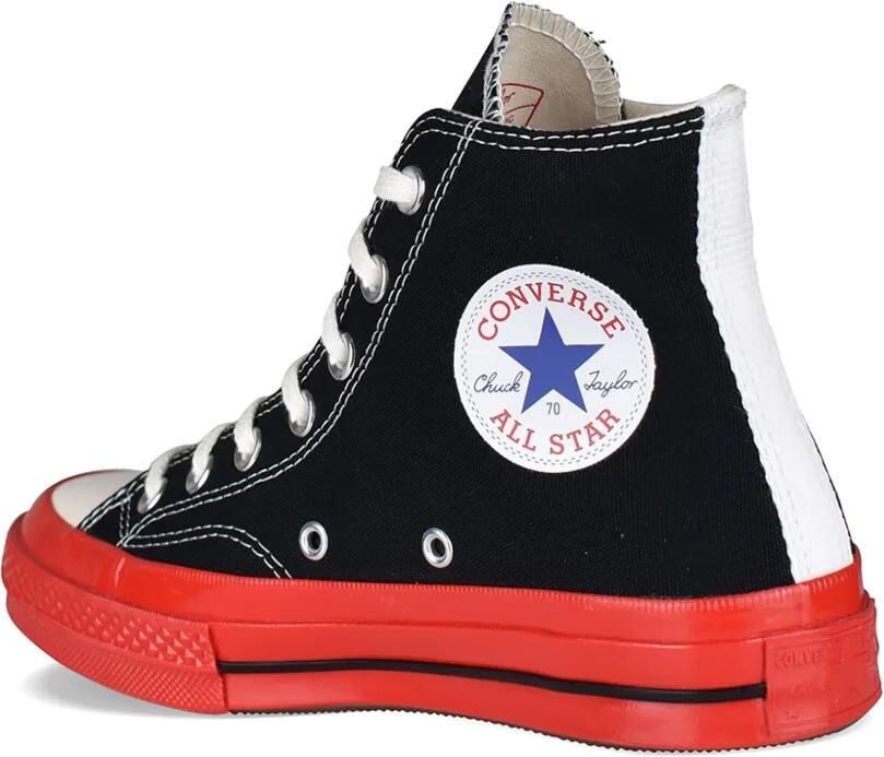 Comme Des Garçons Chuck Taylor sneakers met hartprint Zwart - Foto 2