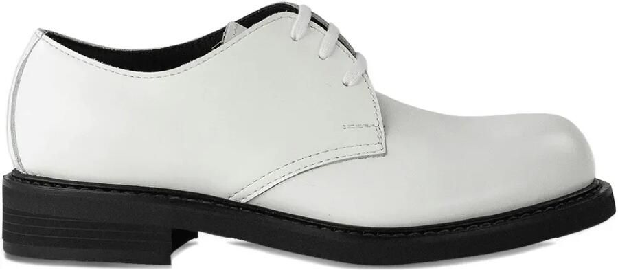 Comme Des Garçons Comme Des Garçons Leren Derby veterschoenen Wit