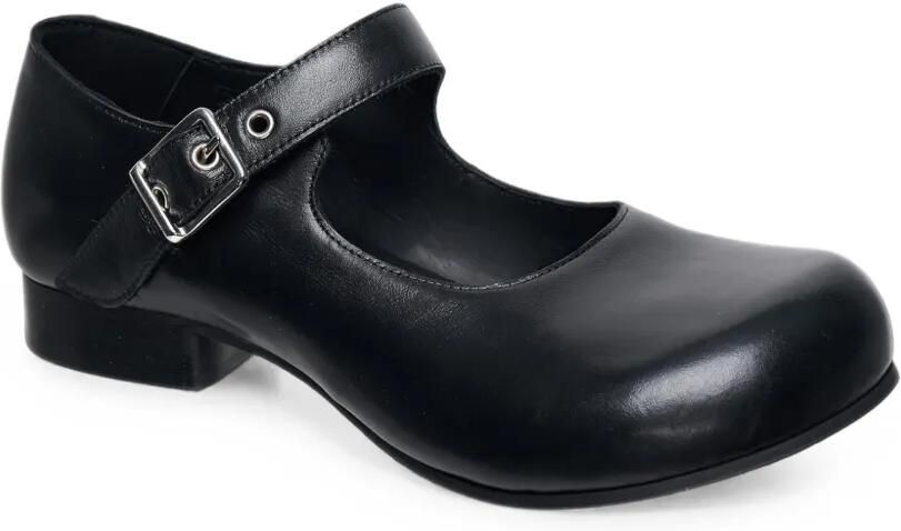 Comme Des Garçons Comme Des Garçons Mary Jane leren ballerina's met gespbandje Zwart - Foto 3