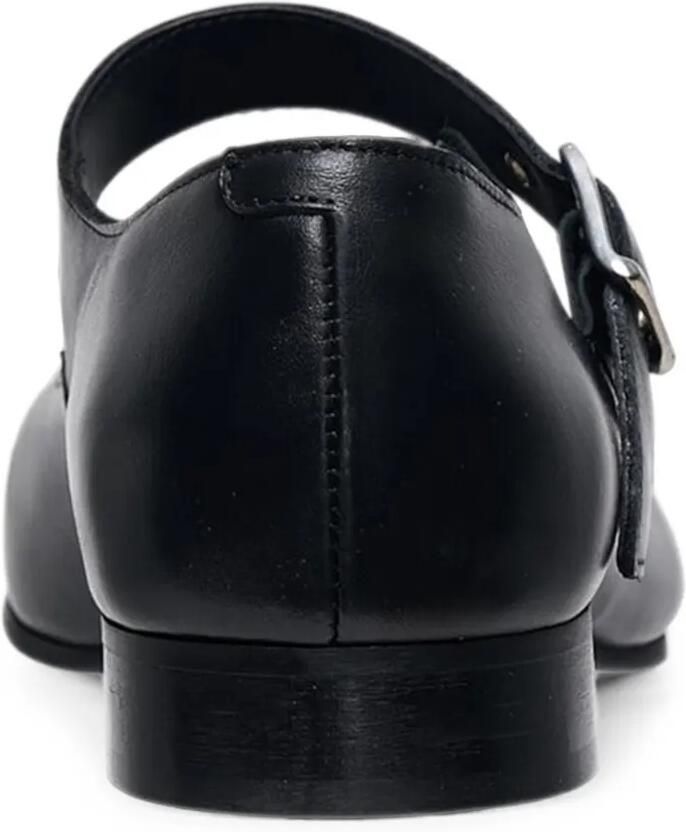 Comme Des Garçons Comme Des Garçons Mary Jane leren ballerina's met gespbandje Zwart - Foto 2
