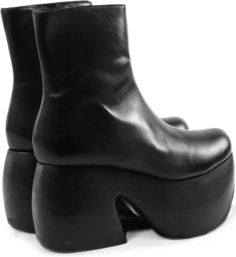 Comme Des Garçons Enkellaarzen met plateauzool Zwart - Foto 3