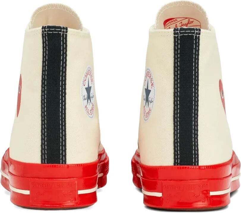 Comme Des Garçons High-top sneakers met logo Beige - Foto 2