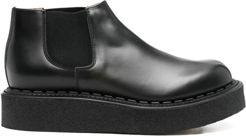 Comme des Garçons Homme Plus Chelsea laarzen met plateauzolen Zwart
