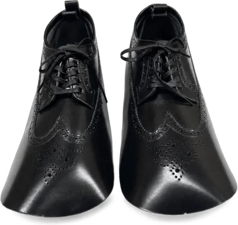 Comme des Garçons Homme Plus Derby schoenen met brogue detail Zwart - Foto 2