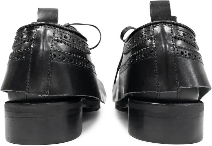 Comme des Garçons Homme Plus Derby schoenen met brogue detail Zwart - Foto 3