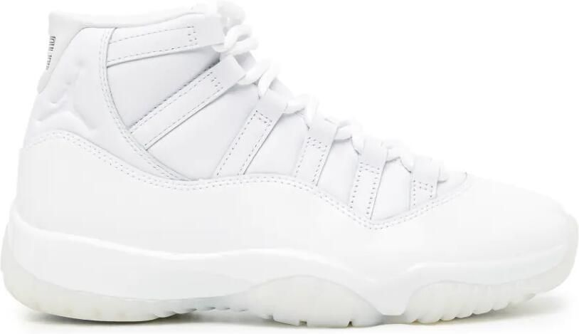 Comme des Garçons Homme Plus patent-leather high-top sneakers Wit