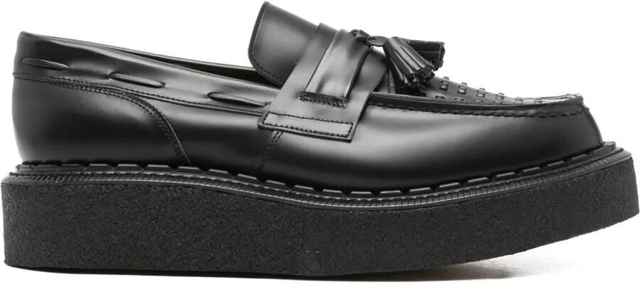 Comme des Garçons Homme Plus x George Cox loafers met kwastje Zwart