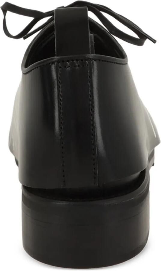 Comme des Garçons Homme Plus x Kids Love Gaite derby schoenen met afneembare overschoen en verfspatten Zwart - Foto 3