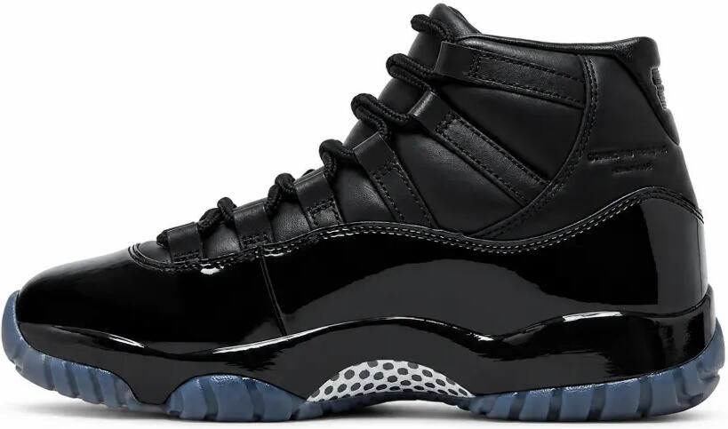 Comme des Garçons Homme Plus x Nike Jordan 11 lakleren sneakers met vlakken Zwart
