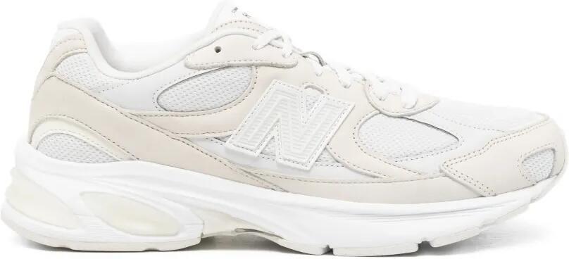 Comme des Garçons Homme Sneakers met vlakken Beige