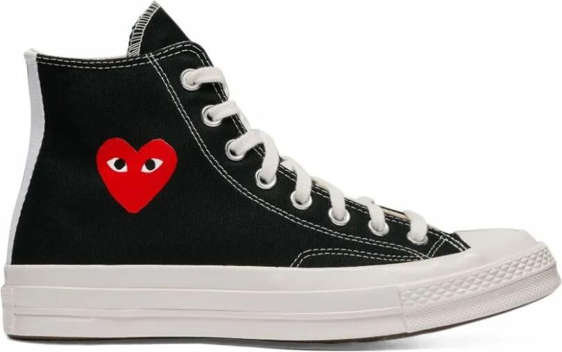 Comme Des Garçons Play Chuck Taylor Heart sneakers Zwart