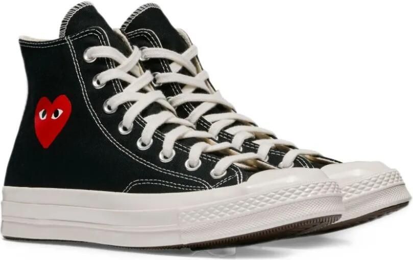 Comme Des Garçons Play Chuck Taylor Heart sneakers Zwart - Foto 3