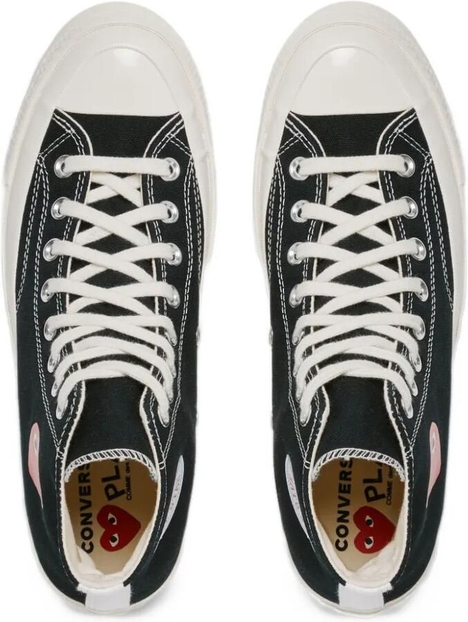 Comme Des Garçons Play Chuck Taylor Heart sneakers Zwart - Foto 2