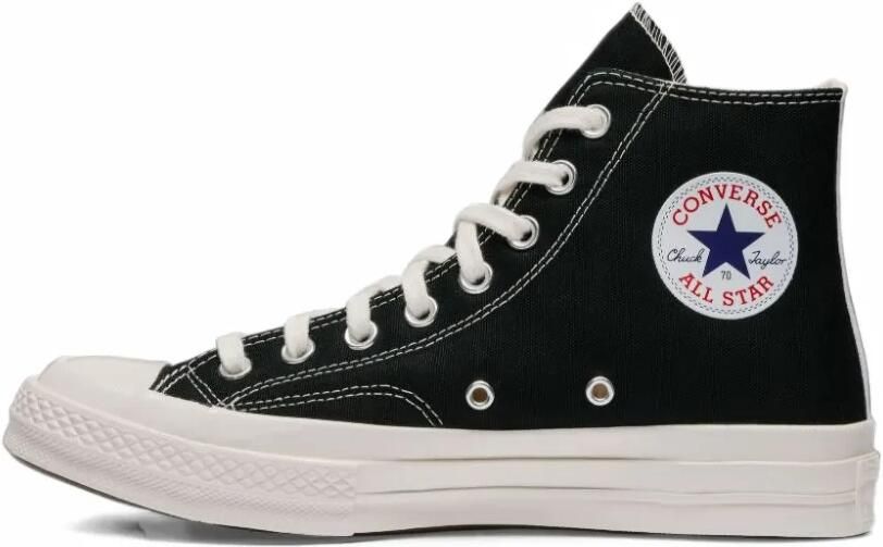Comme Des Garçons Play Chuck Taylor Heart sneakers Zwart - Foto 4