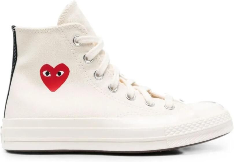Comme Des Garçons Play Chuck Taylor high-top sneakers Beige
