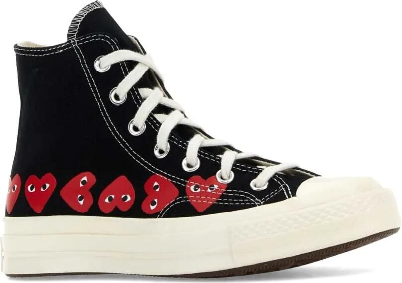 Comme Des Garçons Play Multi Heart Chuck 70 sneakers Zwart