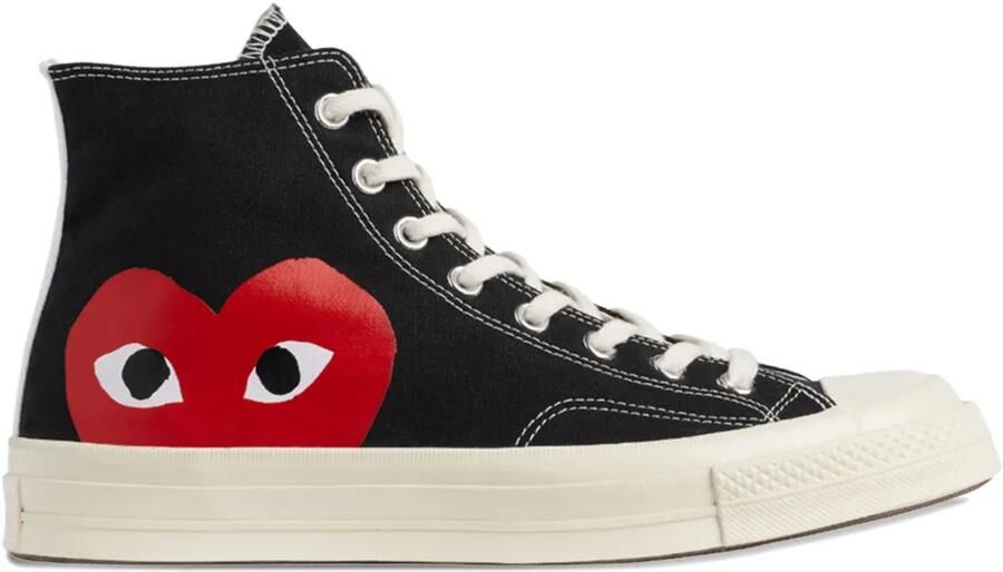 Comme Des Garçons Play x Converse Big Heart Chuck 70 sneakers Zwart