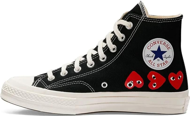 Comme Des Garçons Play x Converse Chuck Taylor 70 Multi Heart sneakers Zwart - Foto 2