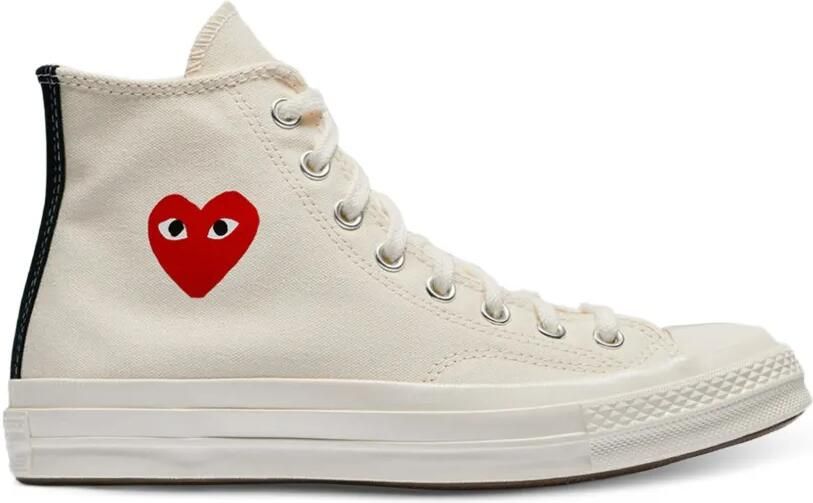 Comme Des Garçons Play x Converse Chuck Taylor All Star '70 sneakers met hartprint Wit - Foto 2