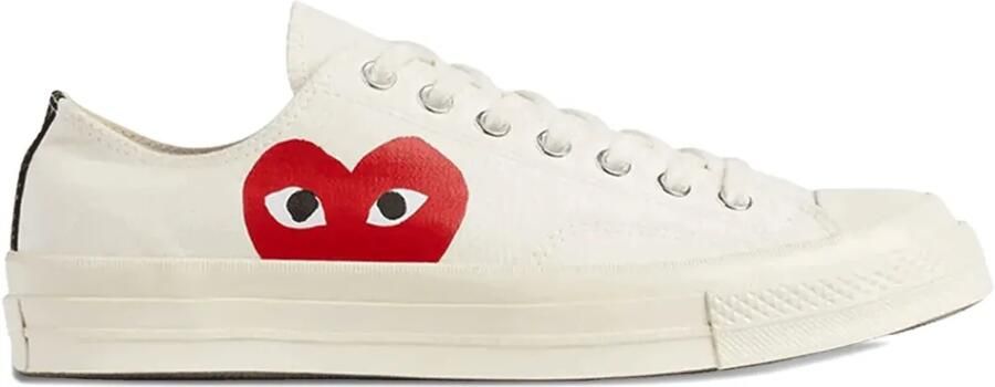 Comme Des Garçons Play x Converse sneakers met hartlogo Wit