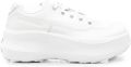 Comme Des Garçons Salomon leren sneakers met plateauzool Wit - Wit