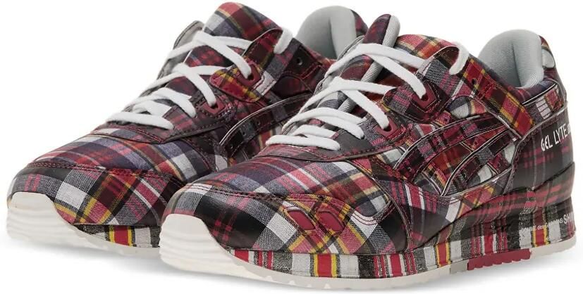 Comme Des Garçons Shirt Geruite sneakers Rood