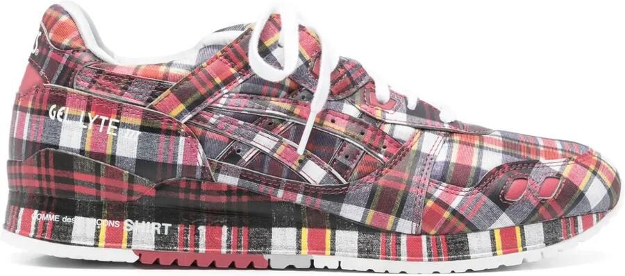 Comme Des Garçons Shirt x ASICS GEL Lyte III sneakers Rood