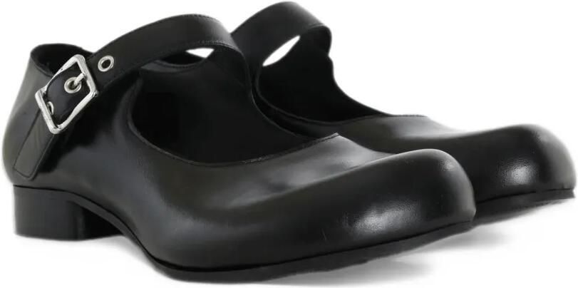 Comme Des Garçons x Phileo buckle-strap leather ballet flats Zwart - Foto 2