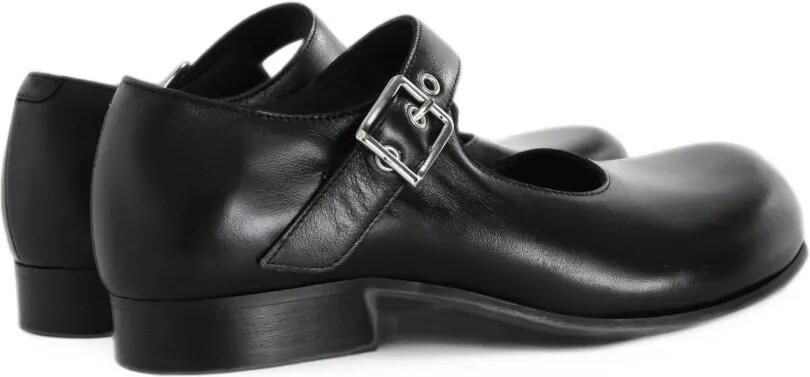 Comme Des Garçons x Phileo buckle-strap leather ballet flats Zwart - Foto 3