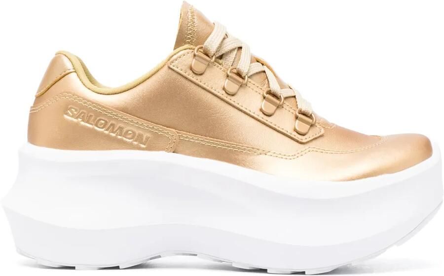 Comme Des Garçons x Salomon sneakers met plateauzool Goud