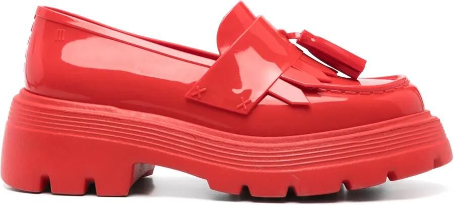 Comme Des Garçons Girl 55 mm Melissa loafers Rood