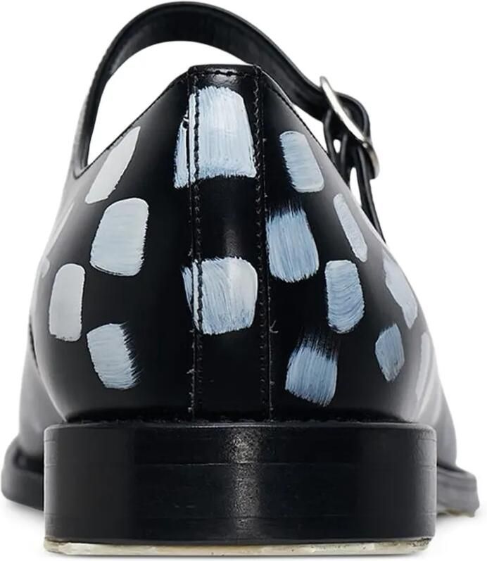 Comme Des Garçons Girl Mary Jane ballerina's met graffiti-print Zwart - Foto 2