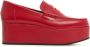 Comme Des Garçons Girl Penny loafers met plateauzool Rood - Thumbnail 1