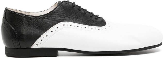 Comme des Garçons Homme Plus Tweekleurige derby schoenen Zwart