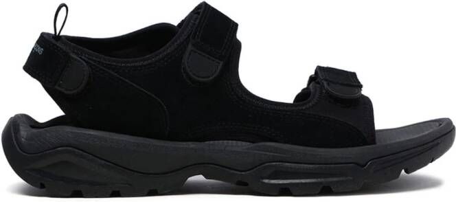 Comme des Garçons Homme Sandalen met klittenband Zwart