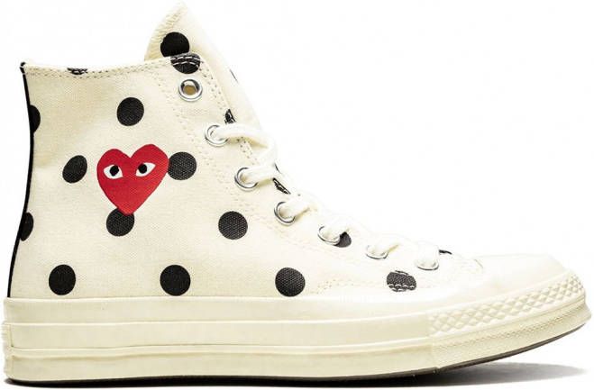 Comme Des Garçons Play x Converse x Converse Chuck 70 high-top sneakers Wit