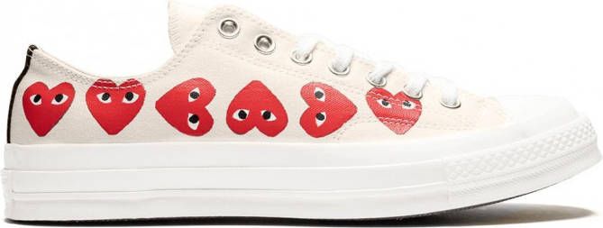 Comme Des Garçons Play x Converse x Comme des Garçons Play Chuck 70 low-top sneakers Wit